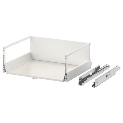 IKEA EXCEPTIONELL Висока шухляда з кнопкою-відкривачем, біла, 60x45 см 90447807 фото