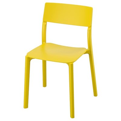 IKEA JANINGE стілець, жовтий 60246080 фото