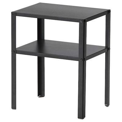 IKEA KNARREVIK Нічний столик, чорний, 37x28 см 30381183 фото