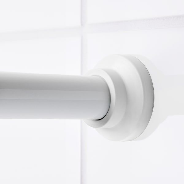IKEA BOTAREN Штанга для душової завіси, біла, 70-120 см 10306019 фото