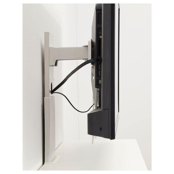 IKEA UPPLEVA Тримач для телевізора, обертовий, світло-сірий, 37-55" 20330599 фото