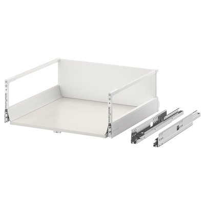IKEA EXCEPTIONELL Висока шухляда з кнопкою-відкривачем, біла, 60x60 см 70447808 фото