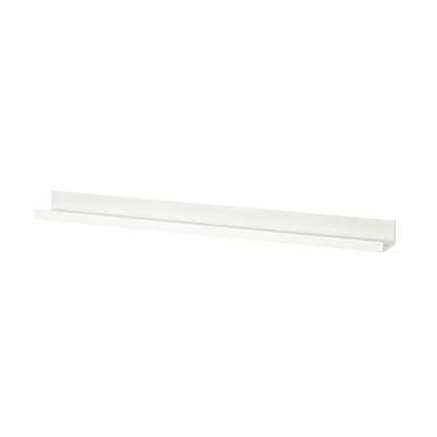 IKEA MOSSLANDA Полиця для фотографій, біла, 115 см 90292103 фото