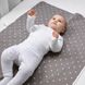 IKEA LEN Килимок для пеленання, у горошок/сірий, 90x70 см 60453913 фото 3