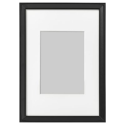 IKEA KNOPPANG Рамка, чорна, 21x30 см 50387122 фото