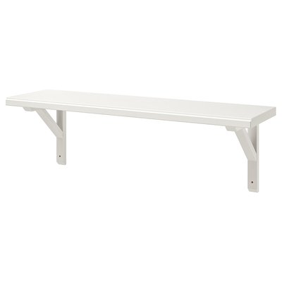 IKEA TRANHULT / SANDSHULT Полиця настінна, білена осика, 80x20 см 39326093 фото