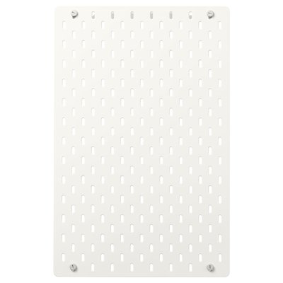 IKEA SKADIS Перфорована панель, біла, 36x56 см 50320805 фото