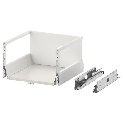 IKEA EXCEPTIONELL Висока шухляда з кнопкою-відкривачем, біла, 40x37 см 60447804 фото