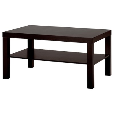 IKEA LACK Журнальный столик, черно-коричневый, 90x55 см 40104294 фото