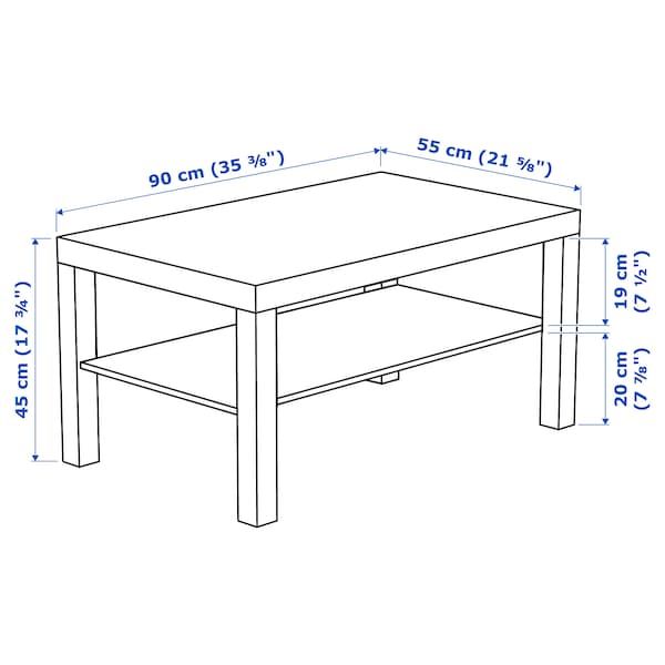 IKEA LACK Кавовий столик, чорно-коричневий, 90x55 см 40104294 фото