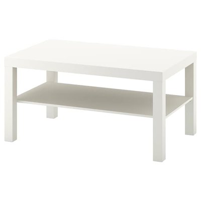 IKEA LACK Журнальний столик, білий, 90x55 см 90449905 фото