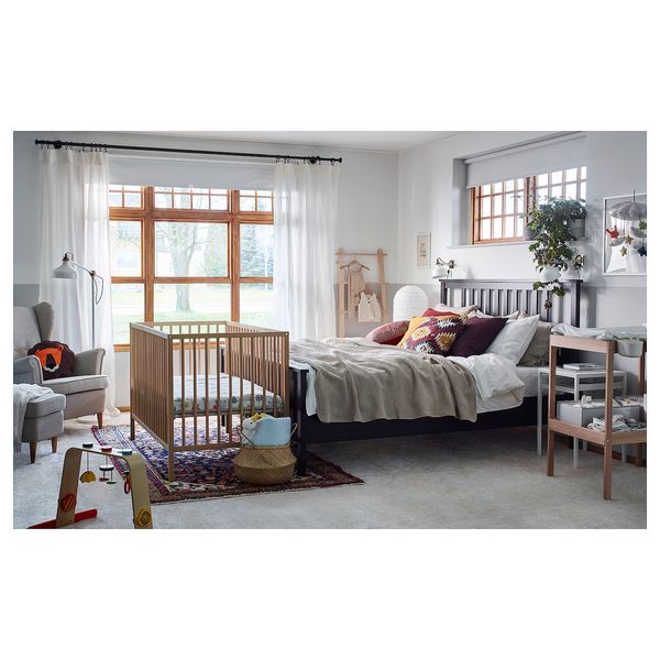 IKEA SNIGLAR Дитяче ліжко, бук, 60x120 см 30248537 фото