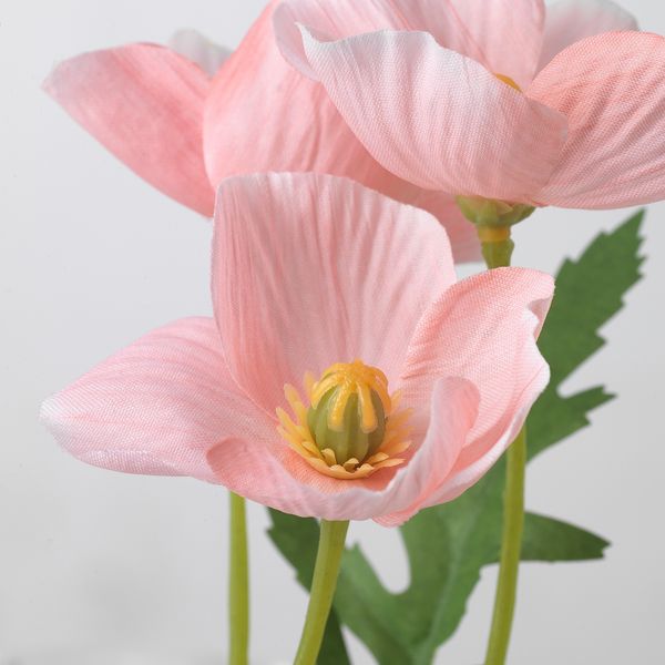 IKEA SMYCKA Штучна квітка, для внутрішнього/зовнішнього використання/Мак рожевий, 27 см 30560151 фото