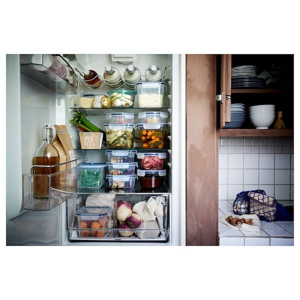IKEA 365+ Контейнер для їжі, квадратний/пластиковий, 750 мл 50359176 фото