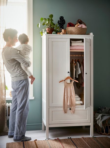 IKEA HANGA Вішалка для дитячого одягу, натуральна 60178769 фото