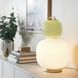 IKEA PILBLIXT Столова лампа, біла/світло-зелена, скло/імітація золота, метал, 41 см 70499878 фото 2