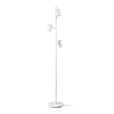 IKEA NYMANE Підлогова лампа з 3 рефлекторами, білий 80455483 фото