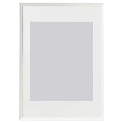 IKEA KNOPPANG Рамка, біла, 50x70 см 80427305 фото