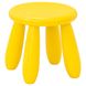 IKEA MAMMUT Дитячий стілець, для внутрішнього/зовнішнього використання, жовтий 20382324 фото 1