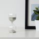IKEA TILLSYN Пісочний годинник декоративний, безбарвне / біле скло, 16 см 10497839 фото 3