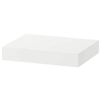 IKEA LACK Полиця настінна, біла, 30x26 см 50282177 фото