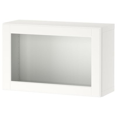 IKEA BESTA Комбінація настінних шаф, білий/Ostvik білий, 60x22x38 см 59429245 фото