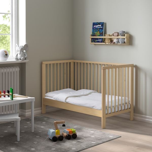 IKEA GULLIVER Дитяче ліжечко, береза, 60x120 см 40549747 фото