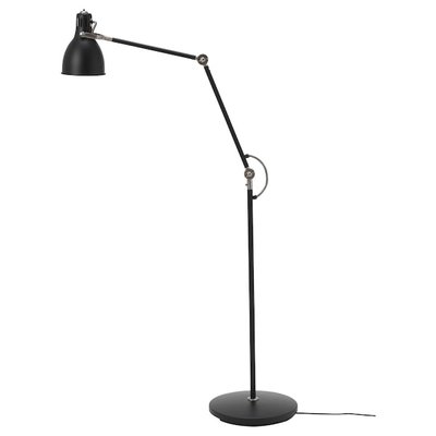 IKEA AROD Підлогова лампа, для читання, антрацит 30389099 фото