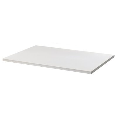 IKEA JOSTEIN Полиця, металева/для внутрішнього та зовнішнього використання, біла, 57x40 см 00512166 фото