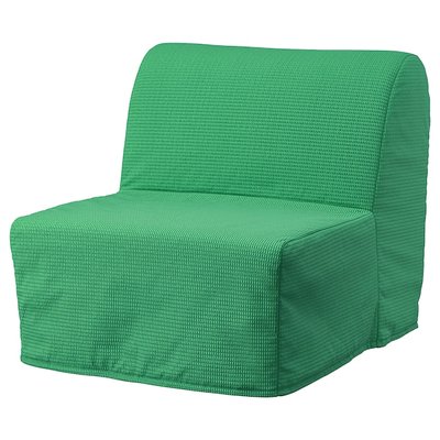 IKEA LYCKSELE Чохол для розкладного крісла, Vansbro яскраво-зелений 60483142 фото