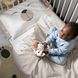 IKEA DROMSLOTT Набор постельного белья для детской кроватки, 3 предмета, с рисунком щенков/бежевый, 60x120 см 80526367 фото 7