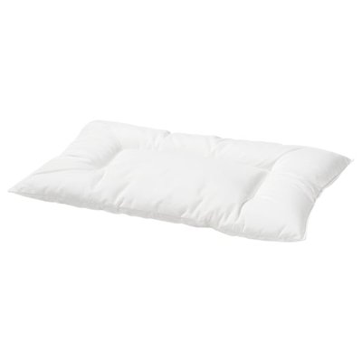 IKEA LEN Дитяча подушка, біла, 35x55 см 00028508 фото