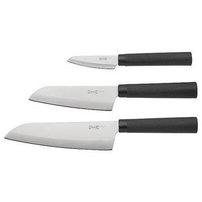 IKEA FORSLAG Набір ножів, 3 шт. 50346829 фото