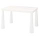 IKEA MAMMUT Дитячий столик для внутрішнього/зовнішнього використання, білий, 77x55 см 50365177 фото 3