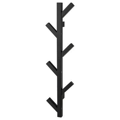 IKEA TJUSIG Вішак, чорний, 78 см 80291707 фото