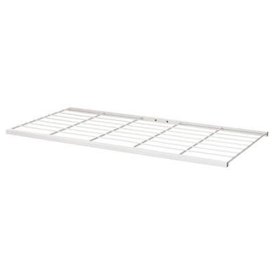 IKEA JOSTEIN Полиця, дріт/для внутрішнього/зовнішнього використання біла, 77x40 см 40512188 фото