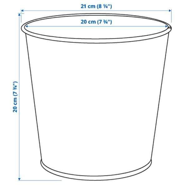 IKEA DAIDAI Оболонка для горщика, колір міді, 19 см 90359419 фото