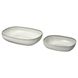 IKEA GLADELIG Посуд стійкий до високих температур, 2 шт., сірий 80531081 фото 1