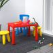 IKEA MAMMUT Дитячий столик для внутрішнього/зовнішнього використання червоний, розмір 77x55 см 60365167 фото 3