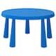 IKEA MAMMUT Дитячий столик для внутрішнього/зовнішнього використання червоний, розмір 77x55 см 60365167 фото
