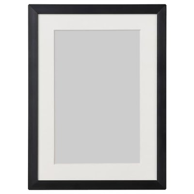 IKEA LOMVIKEN Рамка, чорна, 13x18 см 70518202 фото