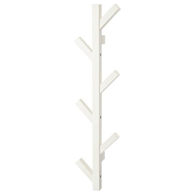 IKEA TJUSIG Вішалка, біла, 78 см 60291708 фото