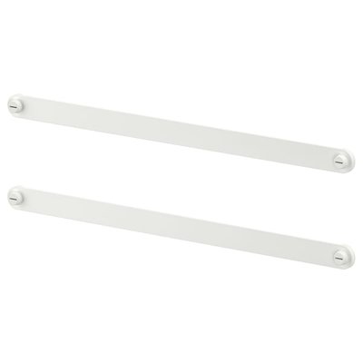IKEA HJALPA Рейка для підвіски, біла, 40 см 30505522 фото