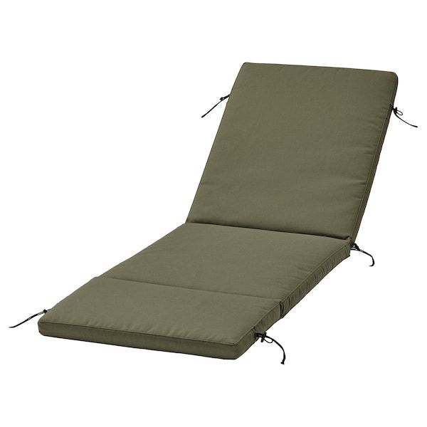 IKEA FROSON Чохол для подушки шезлонга, зовнішній зелений, 190x60 см 80509886 фото