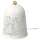IKEA SOLSKUR LED-настільна лампа, білий/латунний колір 10424517 фото 1