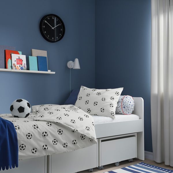 IKEA SPARKA Плюшевий, футбол/чорний білий 20506763 фото