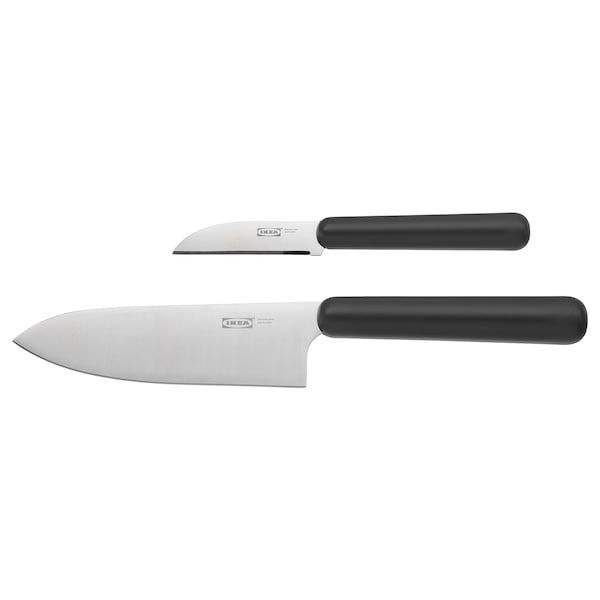 IKEA FORDUBBLA Набор ножей, 2 шт., серый 00436790 фото