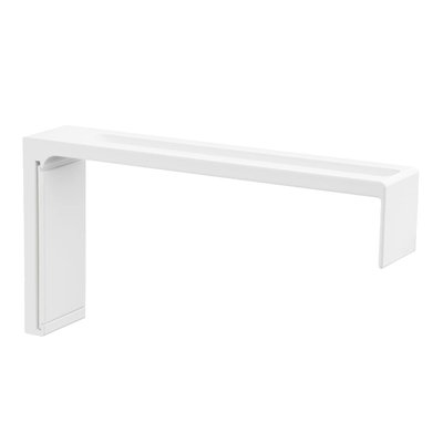 IKEA VIDGA Консольна стійка стінна, біла, 12 см 70299148 фото