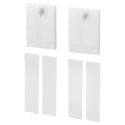 IKEA ALFTA Самоклеючий гачок для рами, білий 50382841 фото