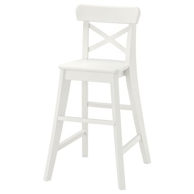 IKEA INGOLF Дитяче крісло, біле 90146456 фото